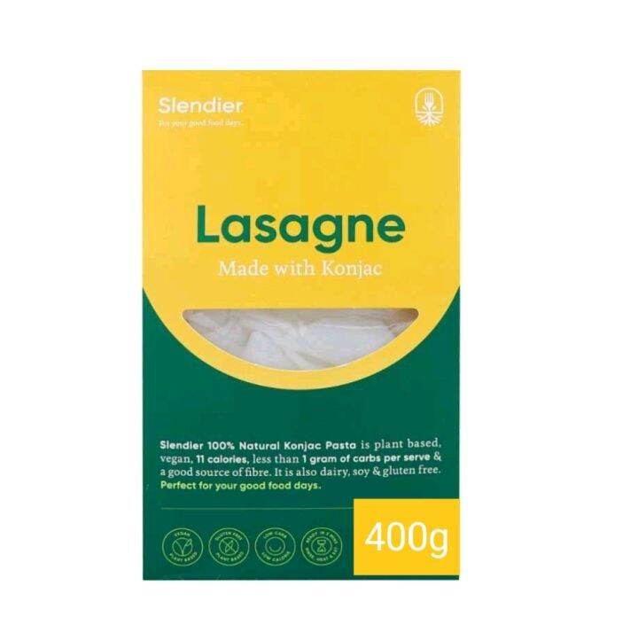 Slendier Konjac Lasagne 400g Lazada PH
