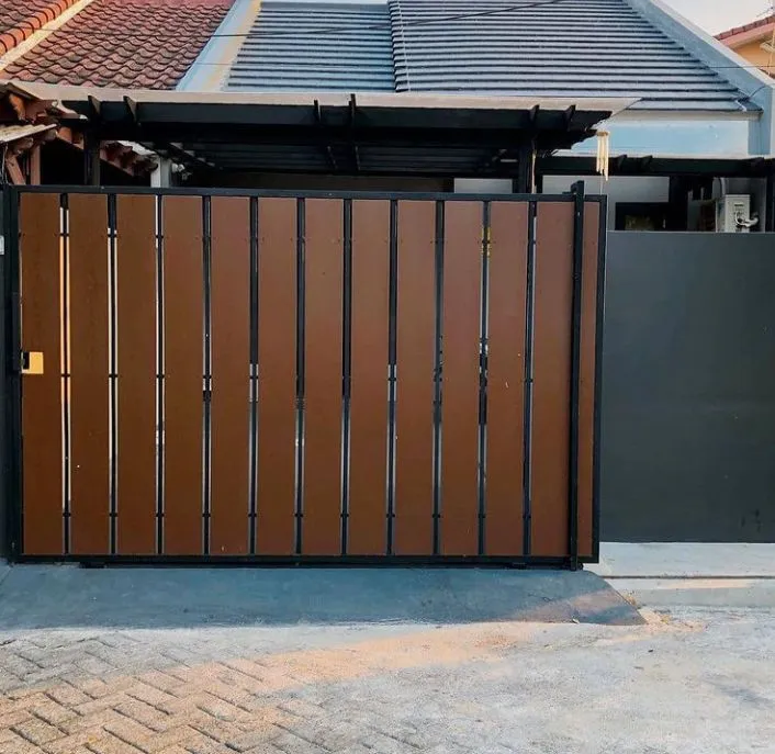 pagar minimalis serat kayu kanopi | Lazada Indonesia