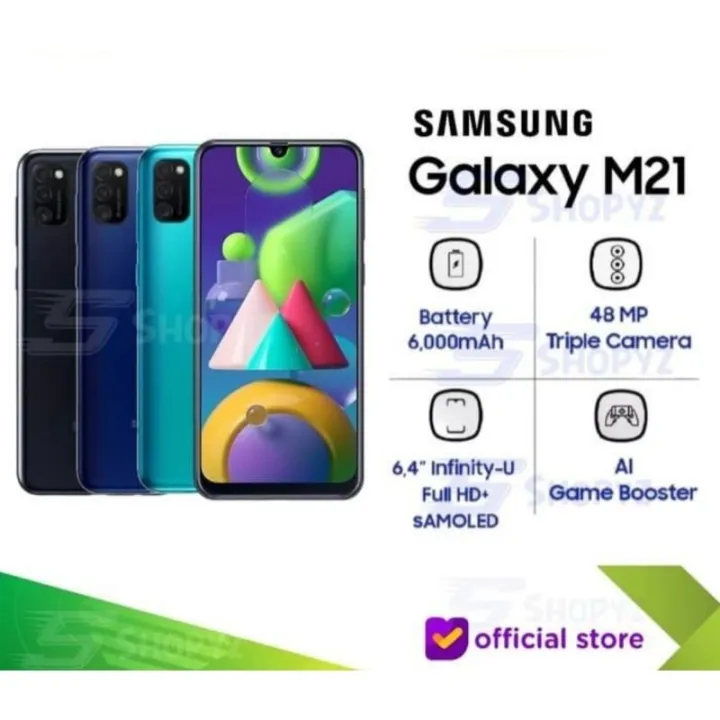 Samsung Galaxy M21 Ram 4gb 64 Garansi Resmi Indonesia Lazada Indonesia