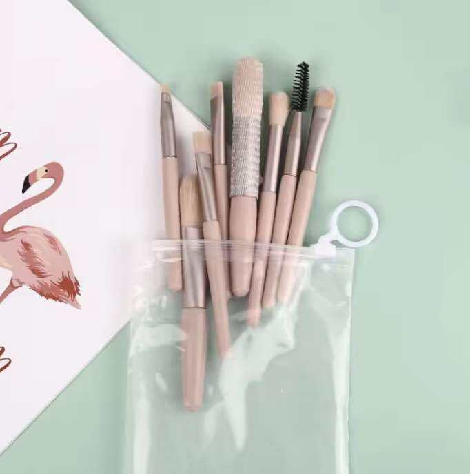 Make Up Brush Set with Water Resistant Ziplock Bag Lazada PH