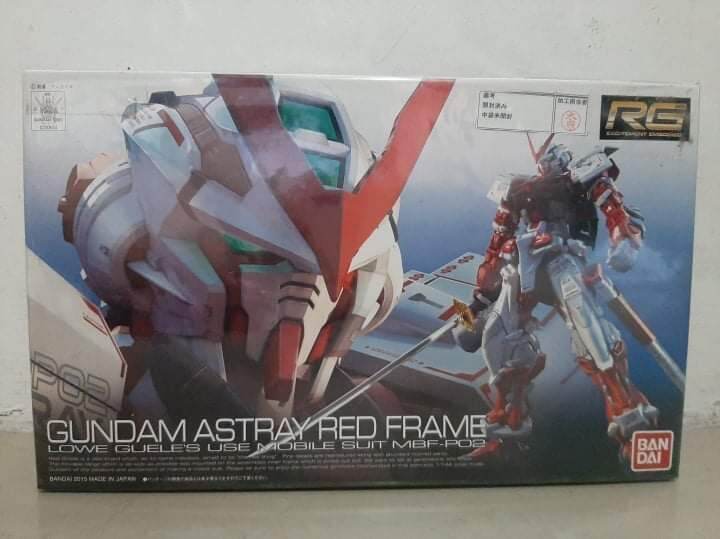 Rg Gundam Astray Red Frame Lowe Guele's Use Mobile Suit Mbf-po2 