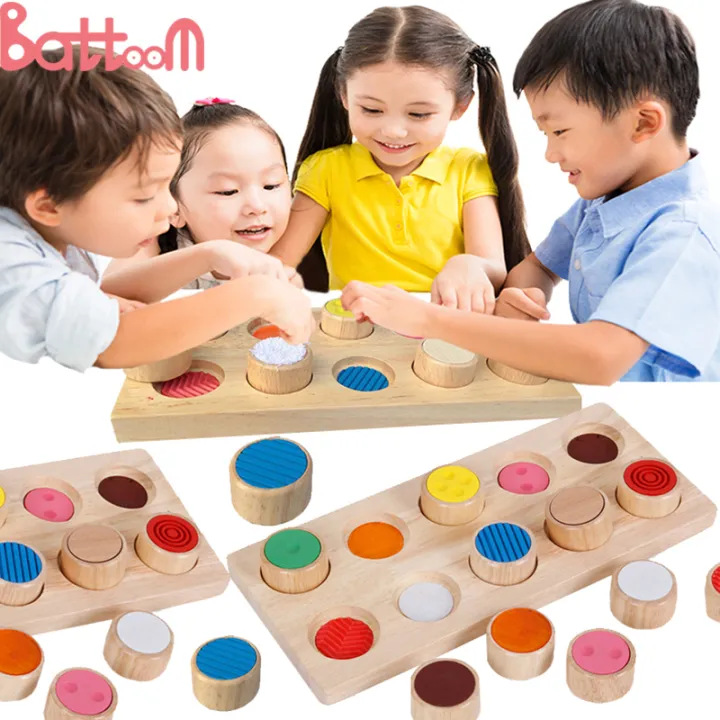 Early Learning Kids Toys For Children Montessori Sensory Touch Feeling