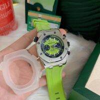 42mm Quartz Chronograph cilcon strap Hight Quality wacthes