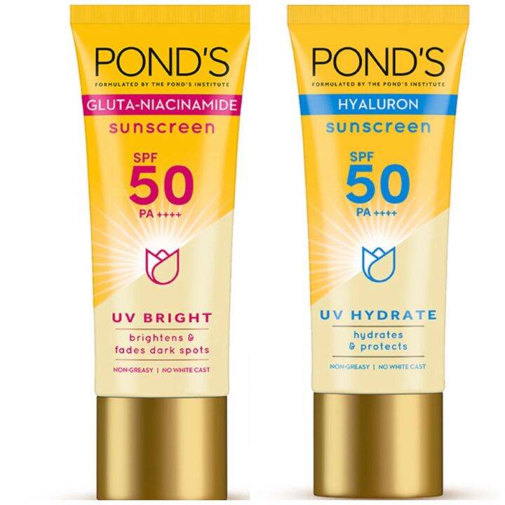 Pond’s Sunscreen Gluta Niacinamide Hyaluron Lazada PH