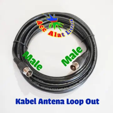 Jual Kabel Antena TV KITANI 2M With Jack TV/Coaxial Cable Male to