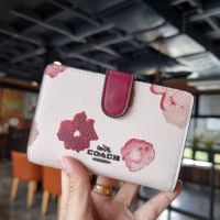 กระเป๋าสตางค์โคช((F39127)) MEDIUM CORNER ZIP WALLET✅?%Outletถ่ายจากสินค้าจริง