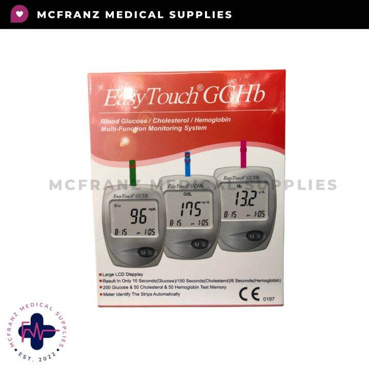 Easytouch GCHb 3 in 1 monitoring system (Glucose, Cholesterol ...
