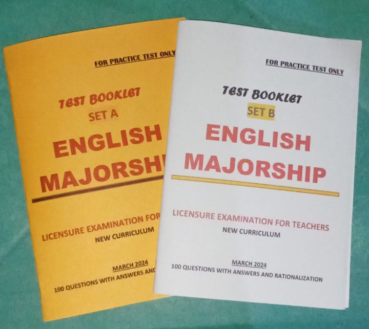 LET Reviewer 2024 2in1 English Major Test Booklet | Lazada PH