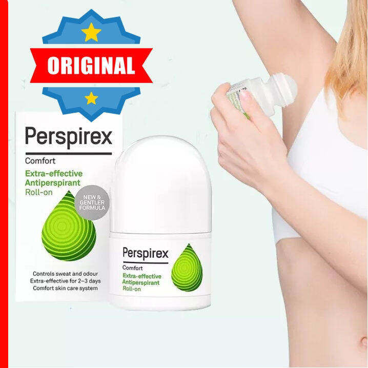 Perspirex Original/Comfort Extra-effective Antiperspirant Roll-On 20ml ...