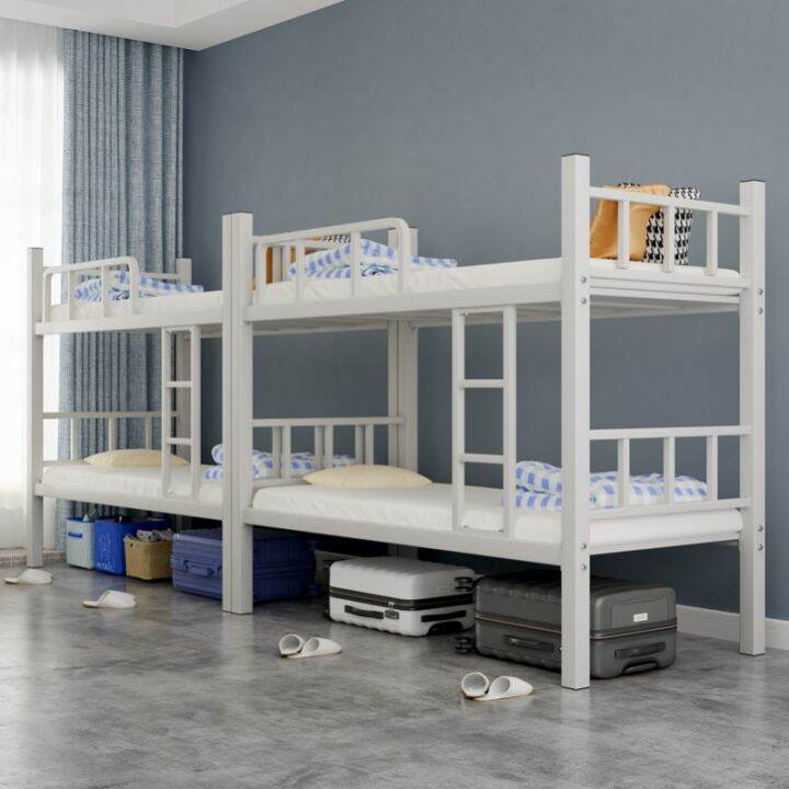Bunk Bed Iron Bed TwoLayer Iron Bedstead Double Staff Dormitory Bunk