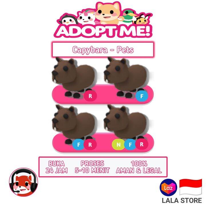 Adopt Me Capybara Roblox Lazada Indonesia