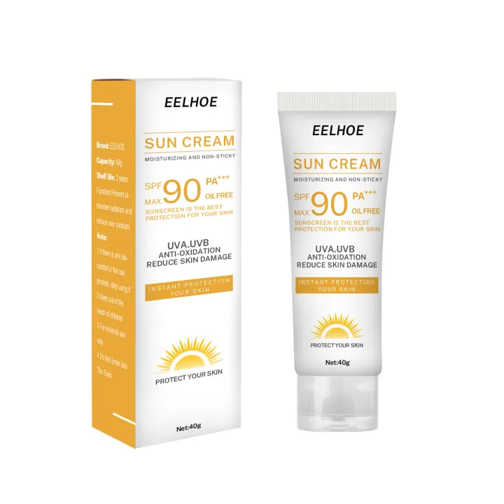 Eelhoe Sunscreen For Face And Body Waterproof Sun Cream Refreshing And