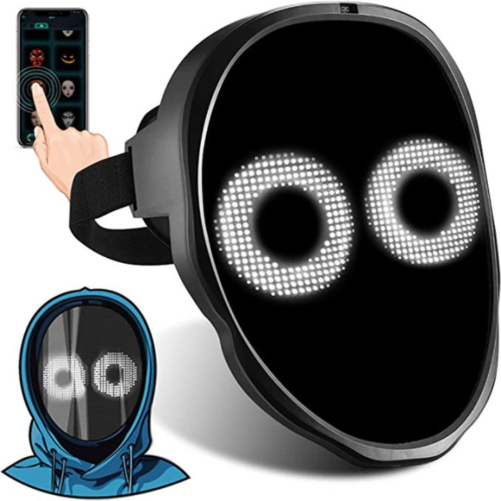 Boywithuke Bluetooth Mask Gesture Sensor Halloween Party Costume ...