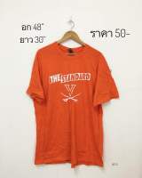 เสื้อยืดมือสองสีส้มไซส์ XL