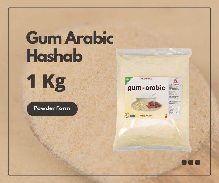 Gum Arabic Powder Hashab 1 kg Lazada