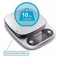 เครื่องชั่งดิจิตอลแสตนเลส รุ่น CH-305 10 กิโล 4 หน่วยตวง รุ่น ใช้ถ่าน (Stainless Steel Kitchen scale) เครื่องชั่ง