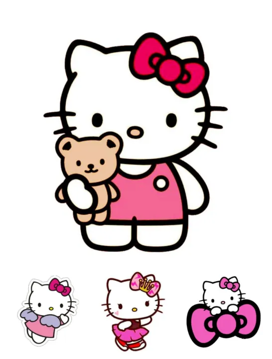 Hello kitty water proof decal sticker car/motor/bike decal | Lazada PH