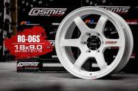 ล้อแม็ก ขอบ18 Cosmis RG-06s 18X9.0 ET15 6H139.7 สีขาว?ราคาชุด4วง✅แถมจุ๊บเหล็ก? ล้อแท้มีรับประกันโครงสร้างนาน6ปี,สี1ปี✅❤️