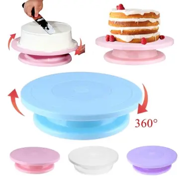27.5CM Rotating Cake Turntable Icing Decorating Revolving Stable Cake Stand  New