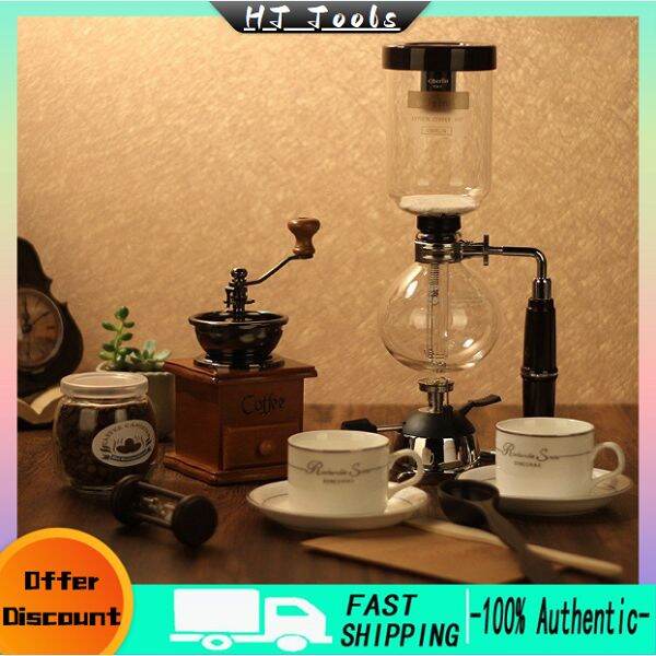 Handheld Siphon Coffee Maker Heatresistant Glass Coffee Filter Kit