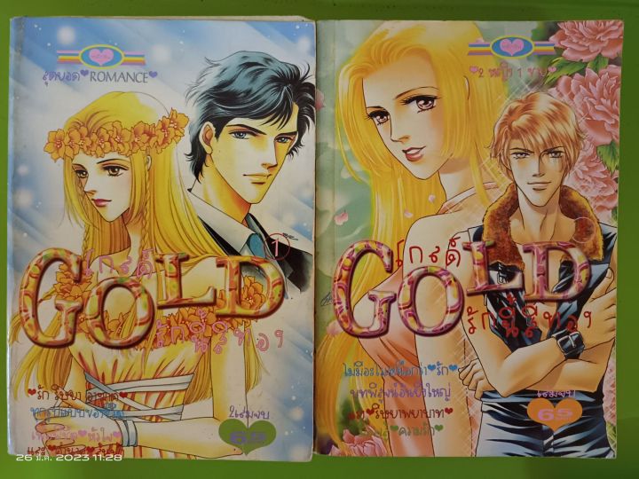 gold-โกลด์-รักนี้สีทอง-เล่ม-1-2-จบครบชุด-การ์ตูนหมึกจีน-มือสองสภาพบ้าน