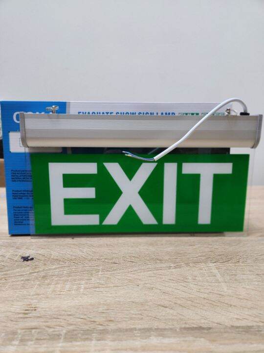 LAMPU EXIT LED LAMPU DARURAT EXIT SIGN EMERGENCY LED ACRYLIC | Lazada ...