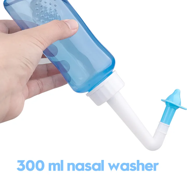 300/500ml Nose Wash Pot Nasal Irrigator Neti Bottle Clean Protector For ...