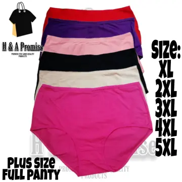 Plus Size M-5XL High Waist 4Pcs/Set Cotton Panties Women Underwear