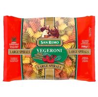 ซานเรโม เส้นพาสต้าเกลียวสปิรอล เวเจโรนี San Remo Vegeroni Large Spiral 500g.