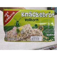 ขนมปังกรอบ ตรา คัทแอนด์กุนสติก 250 G. Vollkorn Knackebrot ( Gut &amp; Gunstic )