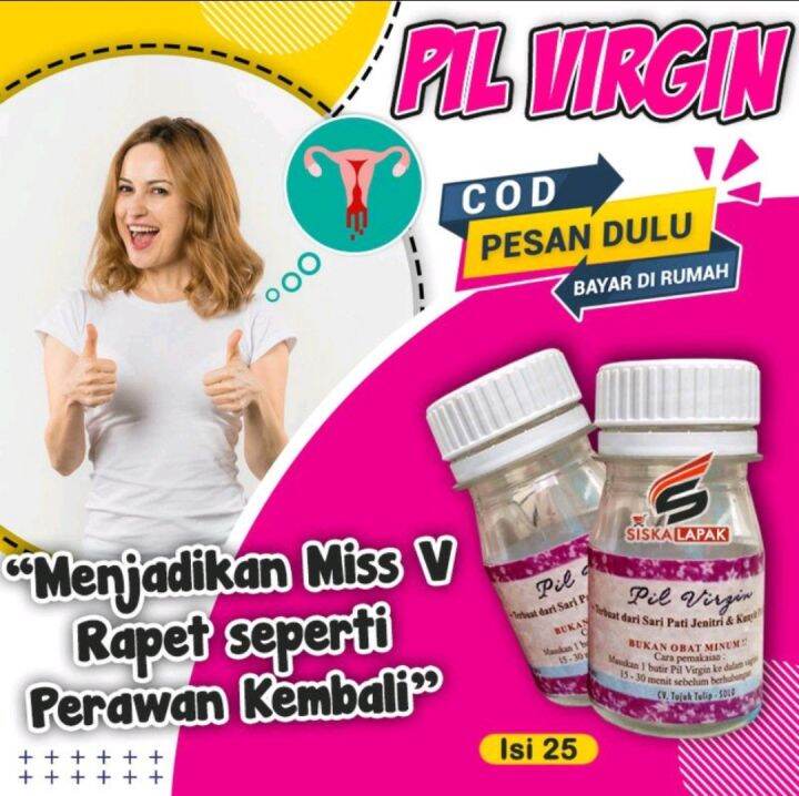 Pil Perapat Herbal Kewanitaan Tujuh Tulip Miss V Pil Virgin Berhologram