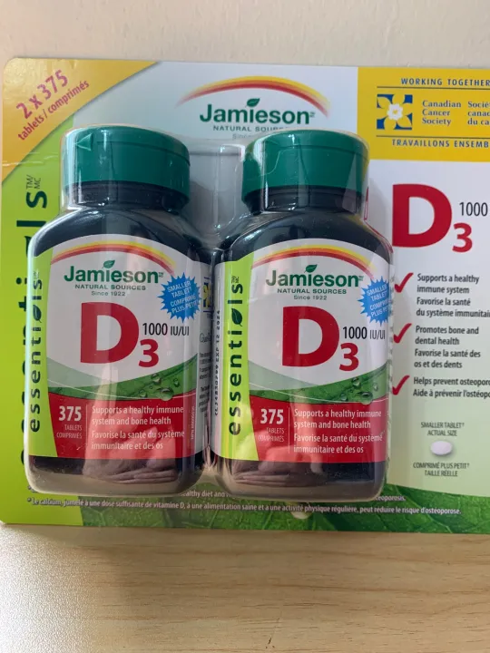Vitamin D3 21 pack Expiration 04/2025 Jamieson made in Canada Lazada PH