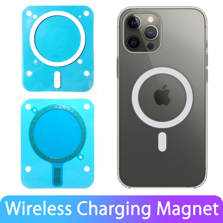 2pcs Mgesafe Magnet Sticker, Magnetic Phone case Sticker, Compatible with  MagSafe Accessories and Qi Wireless Charger, Suitable for All Smart Phones