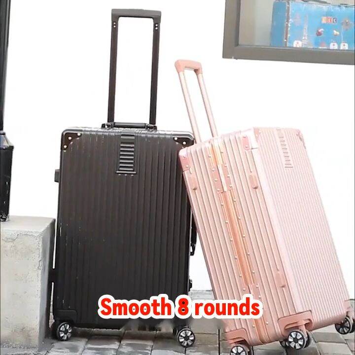 YCY Aluminum Maleta Suitcase Luggage with 20/24/28 Inches rechargeable