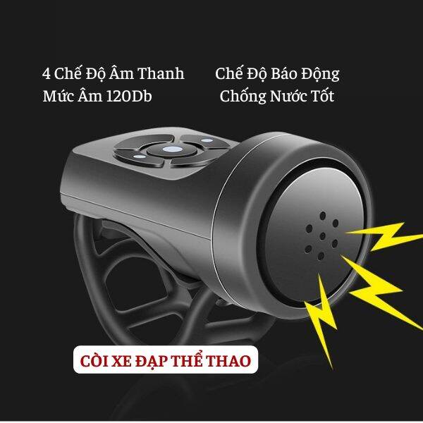 Còi kèn điện xe đạp cao cấp  1Cham  1chamcom