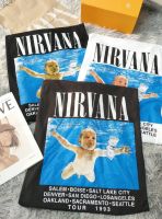 เสื้อยืดโอเวอร์ไซส์ ลายNIRVANA เด็กว่ายน้ำ สกรีนสวยๆ??