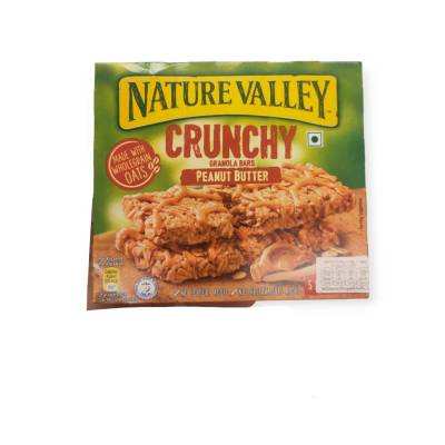 Nature Valley Crunchy Nut Peanut Butter  ธัญพืช อบกรอบ 210g.