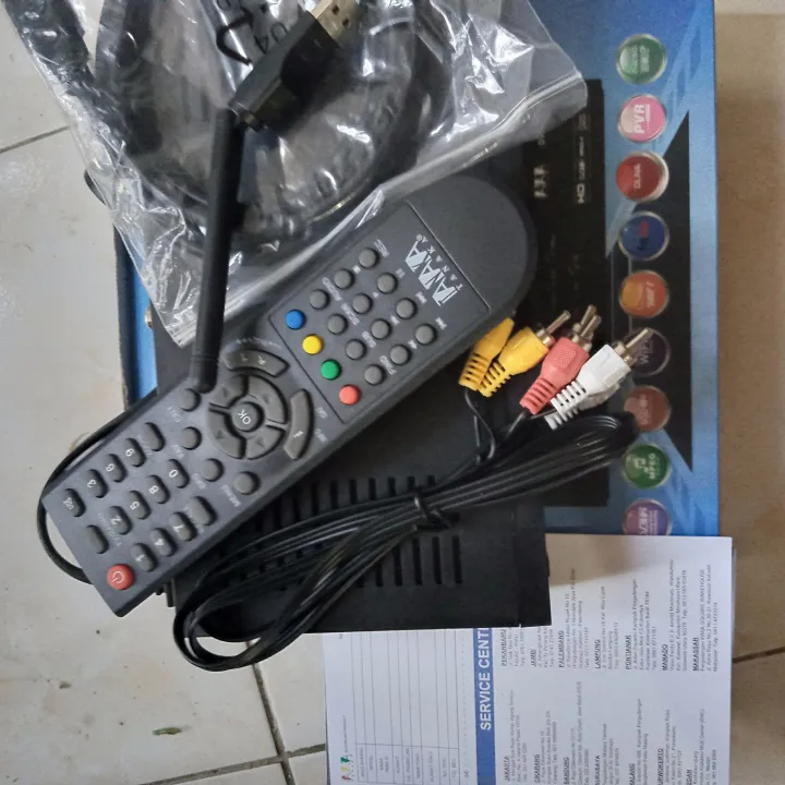 set top box TANAKA dvbt2 tv digital rekomendasi kominfo garansi resmi