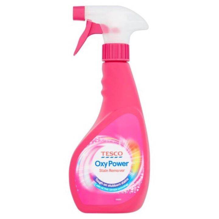 Tesco Oxy Power Stain Remover Spray 500ml Lazada