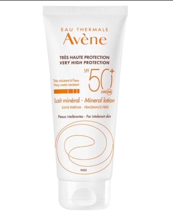 Avene Very High Protection

Mineral Milk for Intolerant

Skin SPF50 + ขนาด 100 ml

ของแท้นำเข้าจากยุโรป (Face &

Body) ราคา 1,290 บาท