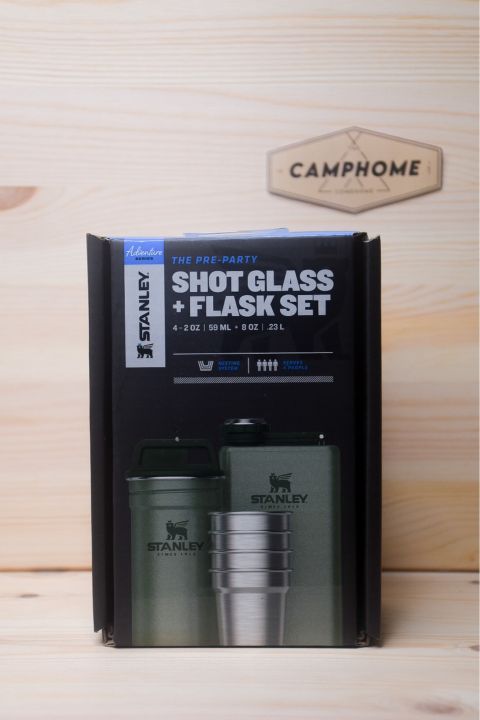stanley-adventure-steel-shots-flask-gift-set-hammerton-green-เหมาะสำหรับสายรักนักดื่ม