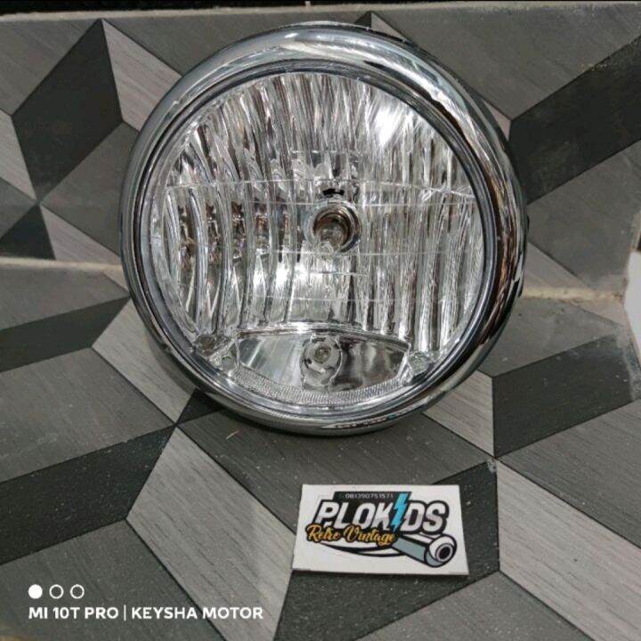 Lampu depan ninja SS chrome | Lazada Indonesia