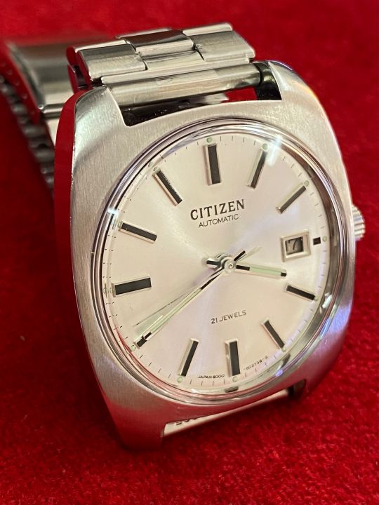 citizen-automatic-21-jewels-ตัวเรือนสแตนเลส-นาฬิกาผู้ชาย-ของแท้