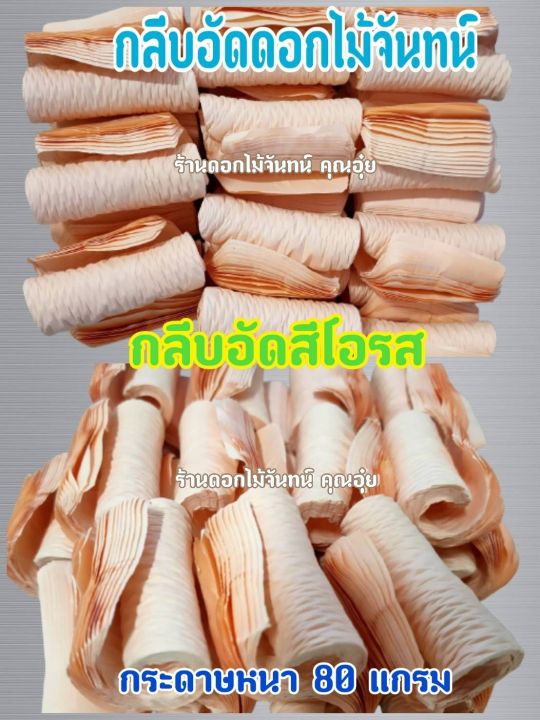 กลีบอัด-สีโอรส-กระดาษหนา-80-แกรม-ใช้สำหรับทำดอกไม้จันทน์