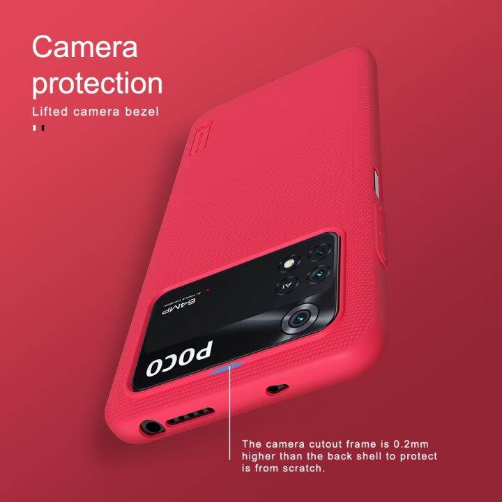 พร้-อมส่งใน-เคสแข็งnillkin-xiaomi-poco-m4pro-4g-poco-m4-pro-4g-poco-x4-pro-poco-x4pro-super-frosted-shield