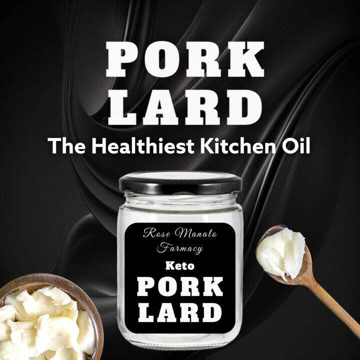 KETO PORK LARD 100 Rendered Pork Fats Lazada PH