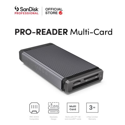 SanDisk Professional PRO-READER Multi Card (SDPR3A8-0000-GBAND)  ประกัน Synnex 3 ปี