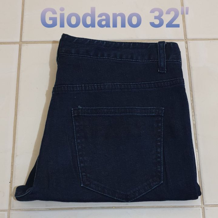 ยีนส์ยี่ห้อ-giordano-เอว-32-นิ้ว