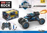 รถบังคับ​ บิ๊กฟุต​ Off Road มีควัน​ CLIMB​ SPRAY 1/18 SCALE​  Version2.4Ghz