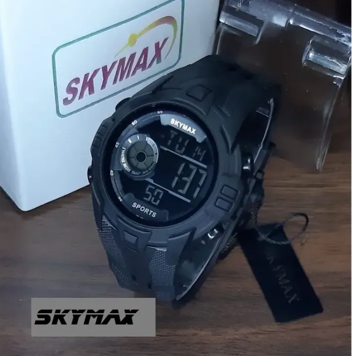 Jam Tangan Pria Skymax Original Digital Sport Dan Tahan Air Bisa Di